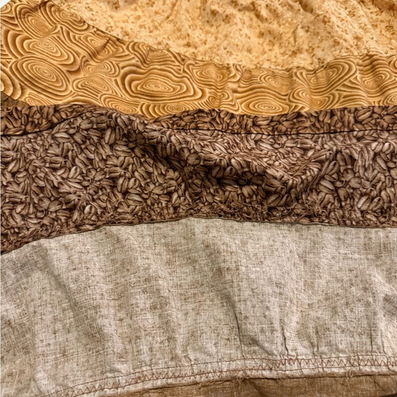 Handmade Brown Tiered Skirt Great condition - Picture 4 of 9